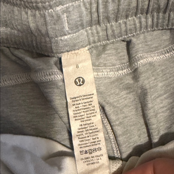 Lululemon soft Jersey Midrise joggers sz 8 - Picture 2 of 4